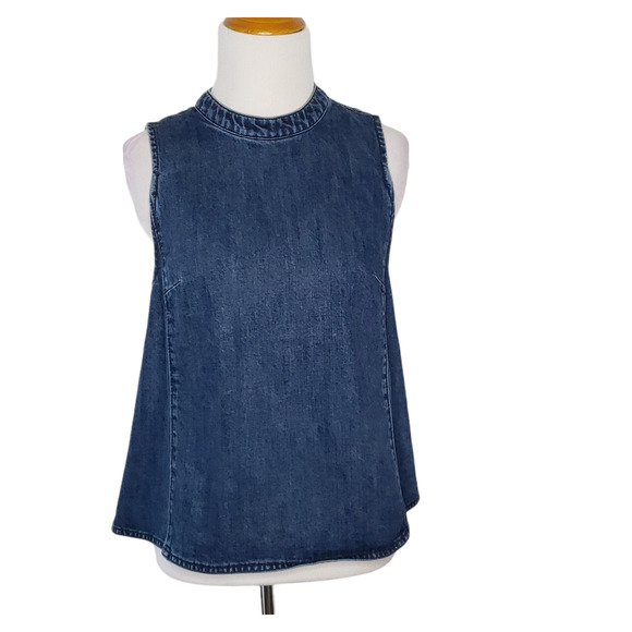 Anthropologie Tops - Anthropologie | Denim Swing Tank